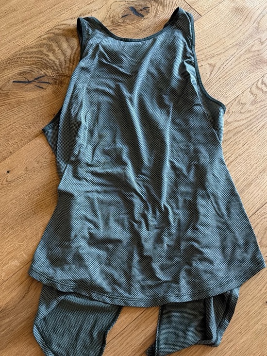 lululemon athletica Tops - lululemon athletica Olive Green Mesh Racerback Tank